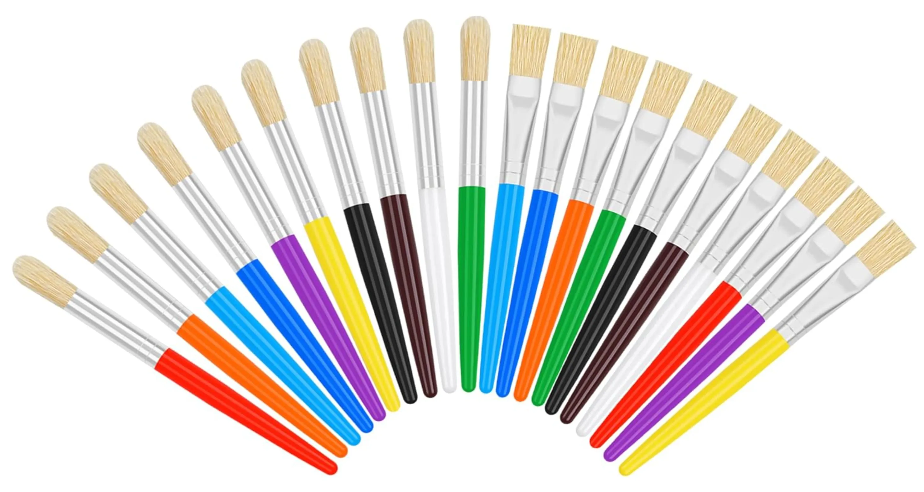Paint Brushes for Kids, 20 Count