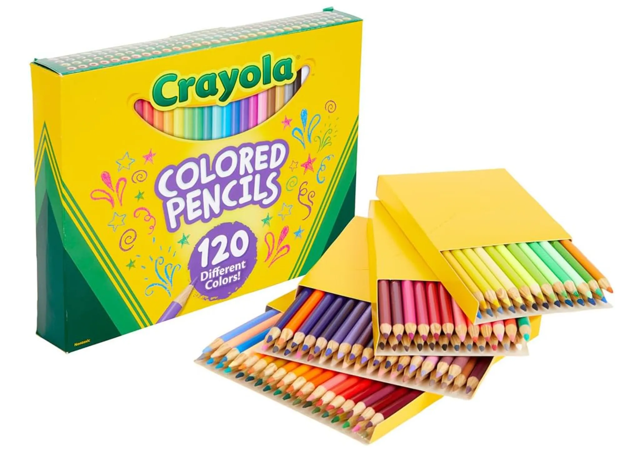 Crayola Colored Pencils Set, 120 Count