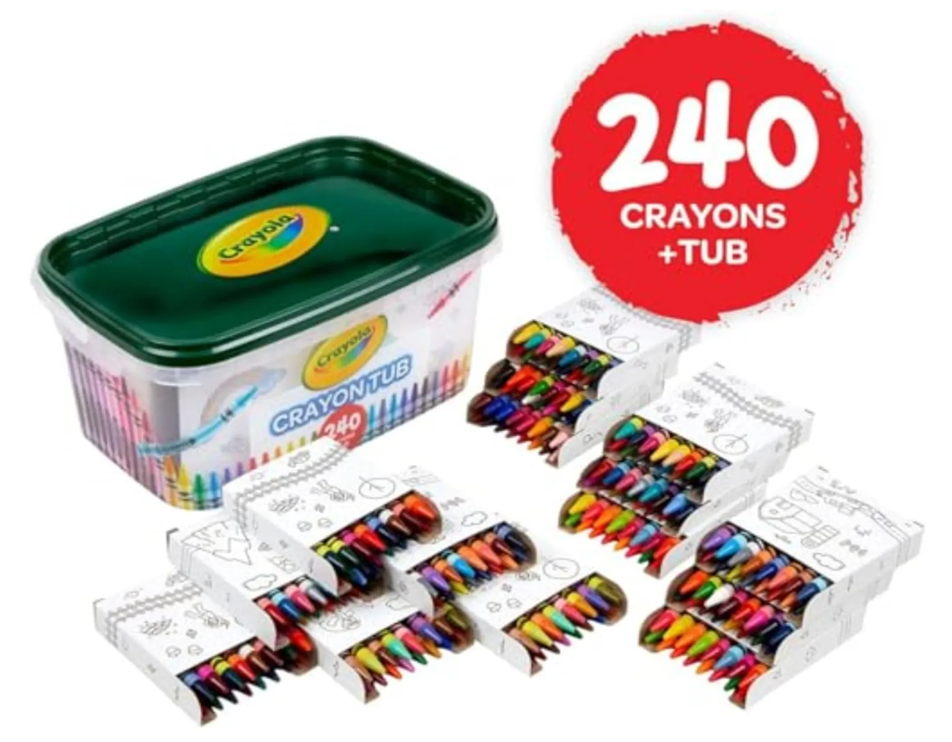 Crayola Crayon Tub (240ct)